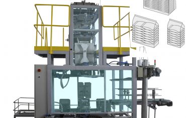 Automatikus puha zsák bálázási gyártósor