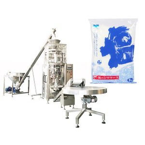 Függőleges formázó tömítőgép volumetrikus kóccal a só számára