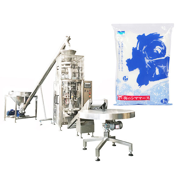 Függőleges formázó tömítőgép volumetrikus kóccal a só számára