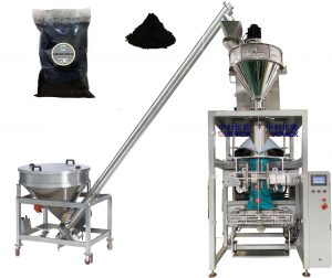 Automatikus szénporzacskó-képző töltőtömítő csomagológép