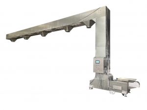 Több töltőpontos kanalas adagoló lift